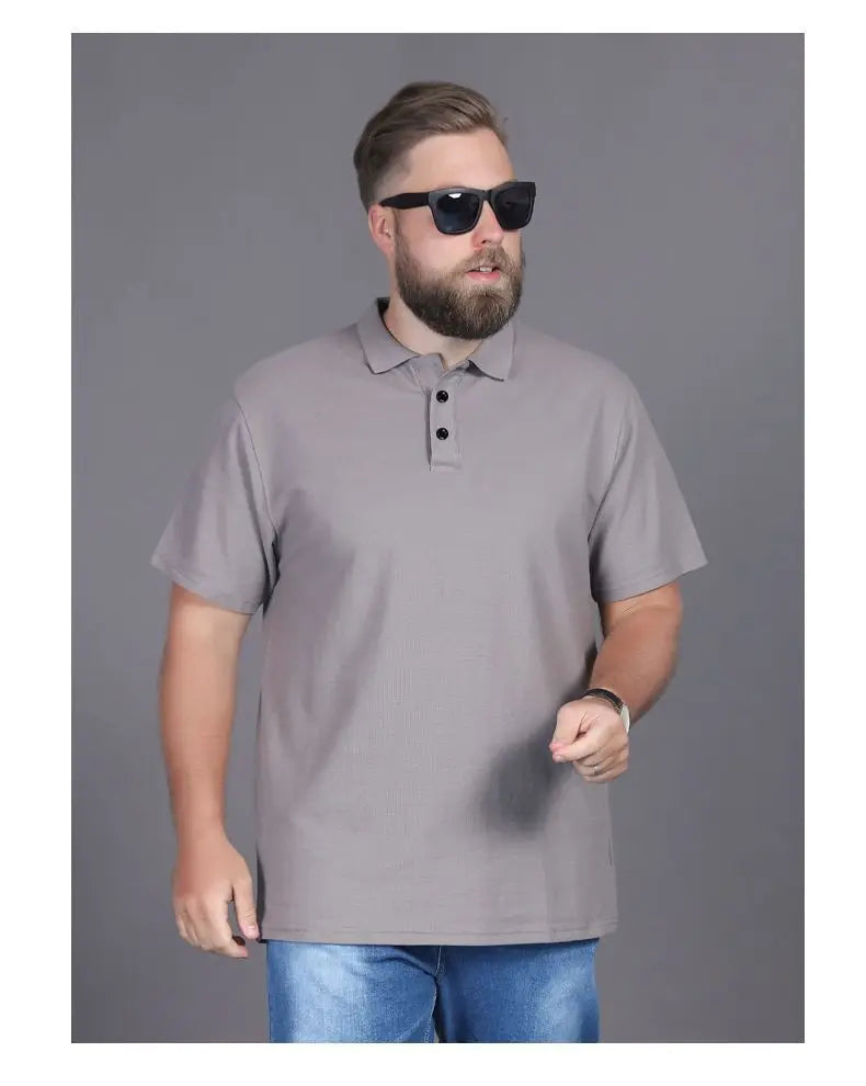 Summer Men Polo Tops Breathable Quick Dry T Shirt