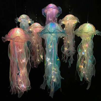 Jellyfish Lamp Home Decoration Upgraded pink