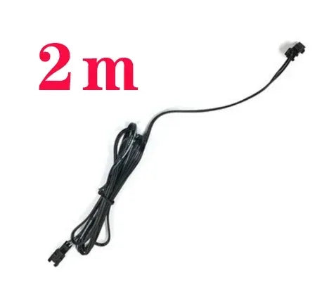 Neon LED Light Glow EL Wire String Strip Rope 2m extension line / 1m