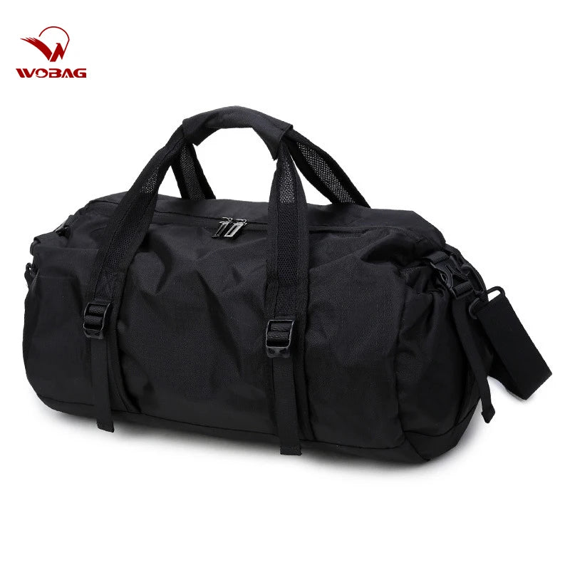 Fashion Black New Weekend Short-distance Travel Bag Foldable