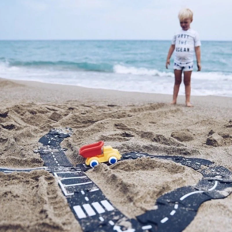 DIY Traffic Toys for Children Road Building