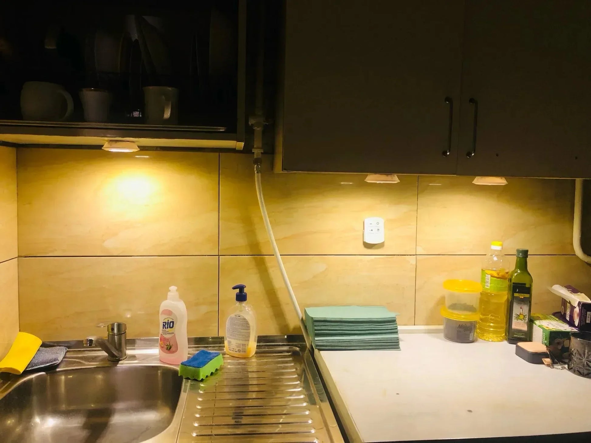Super Bright Cob Under Cabinet Light Only Lamp / Warm white light