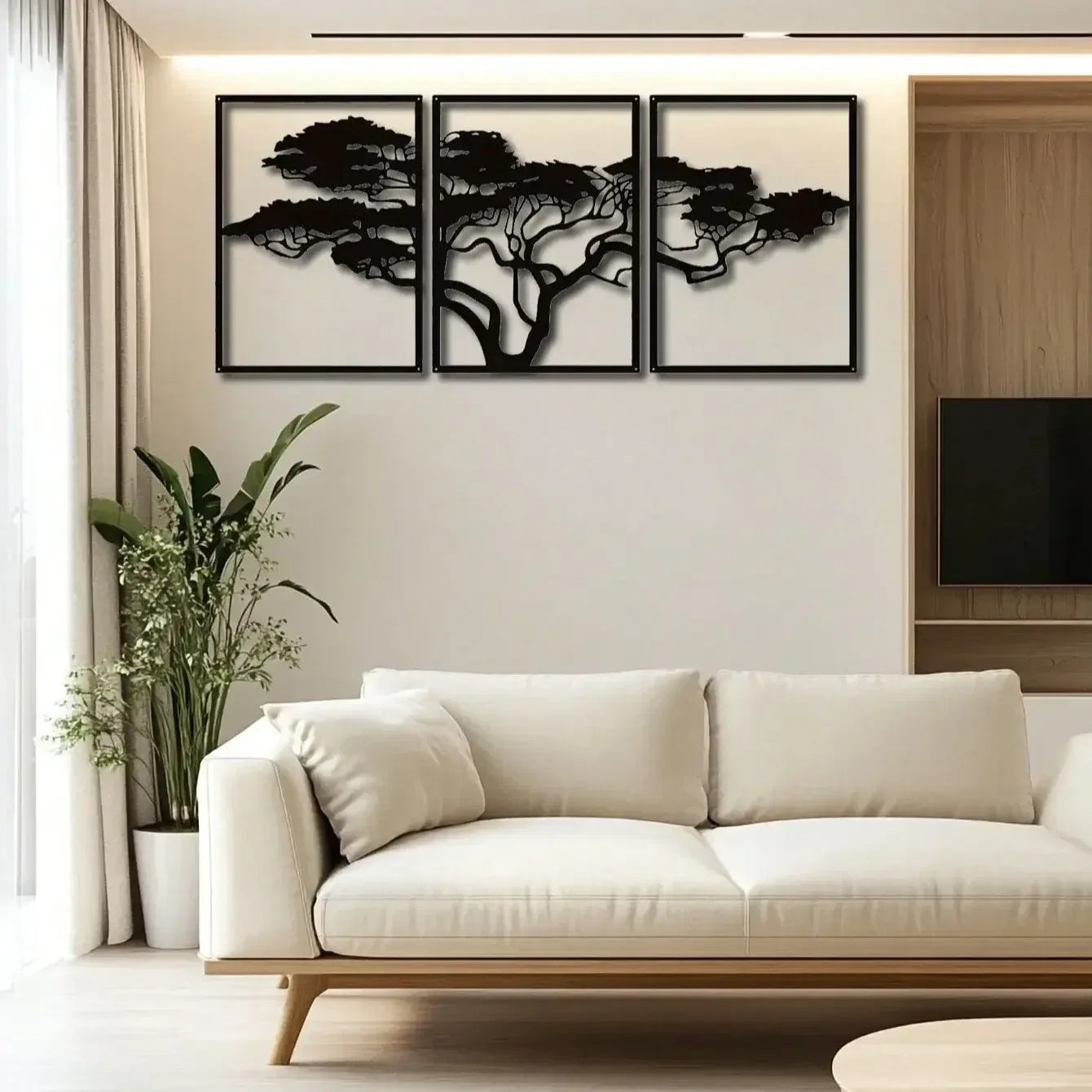 Handmade African Baobab Tree Metal Wall Art United States / TY4522CZY-Z1 / 4XL