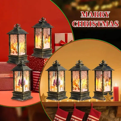 Christmas LED Candle Holder Set 3pcs / United States