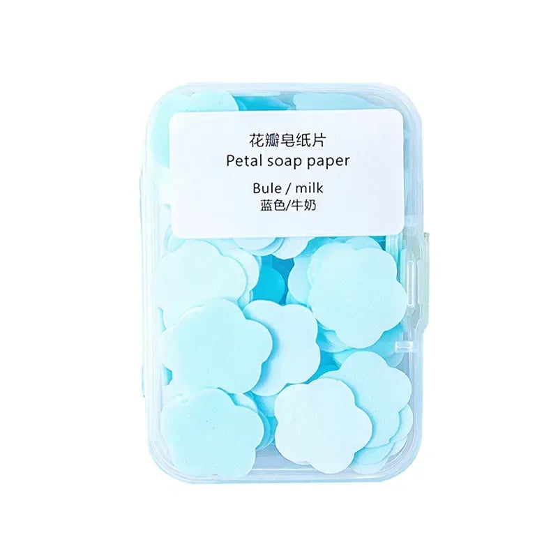 Disposable Scented Mini Paper Soap for Hand Washing No.4 100pcs