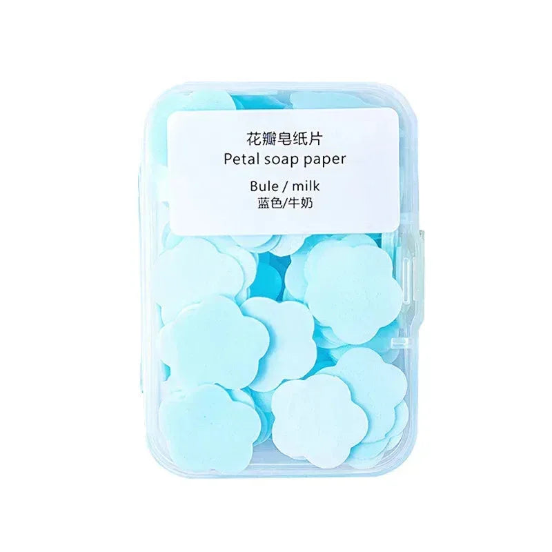 Disposable Scented Mini Paper Soap for Hand Washing No.1 50pcs