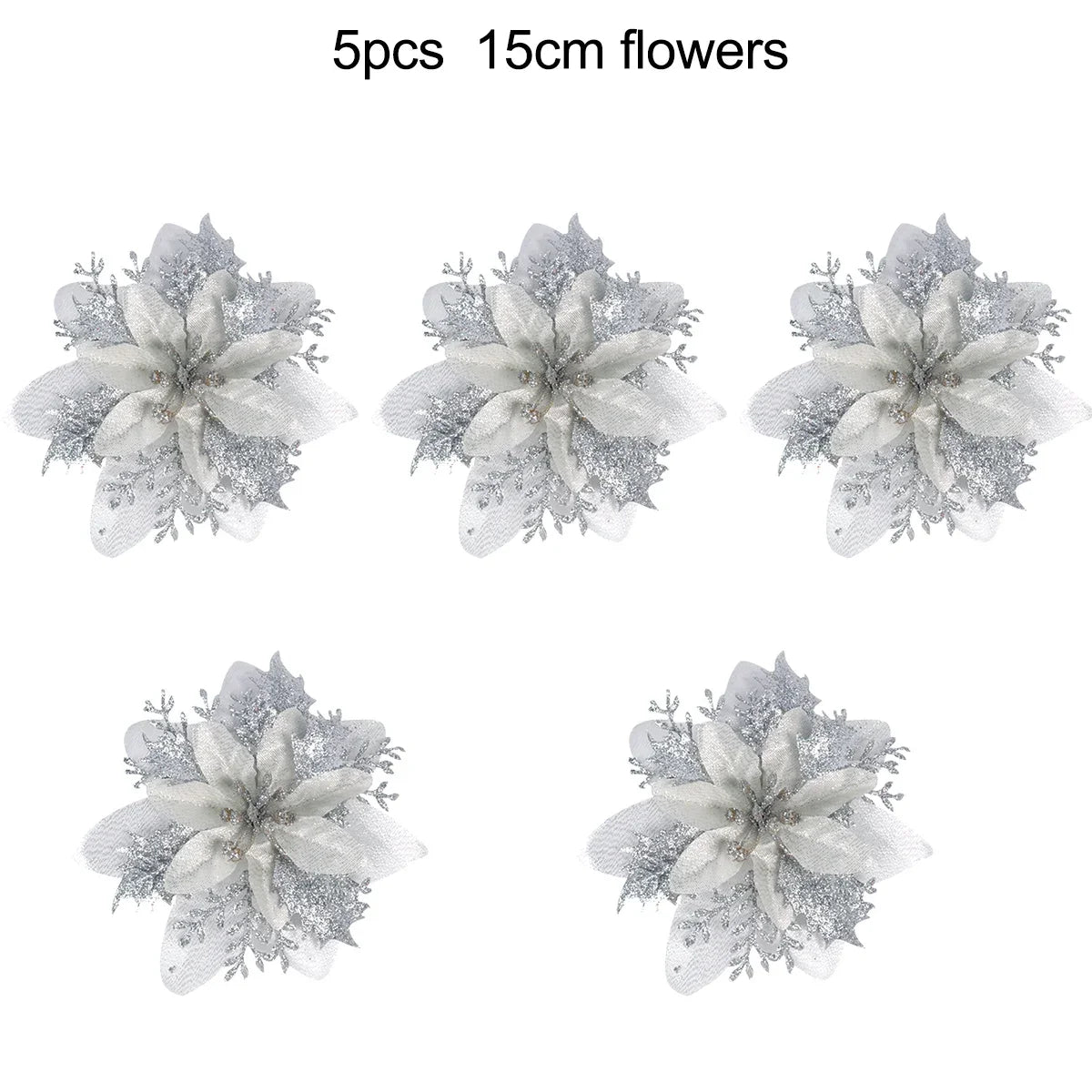 Christmas Poinsettia Artificial Flowers