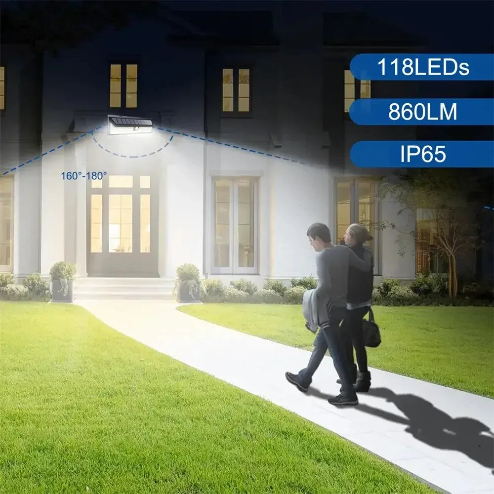 Solar Security Wall Lamp for Outdoor Lighting 1 / United States