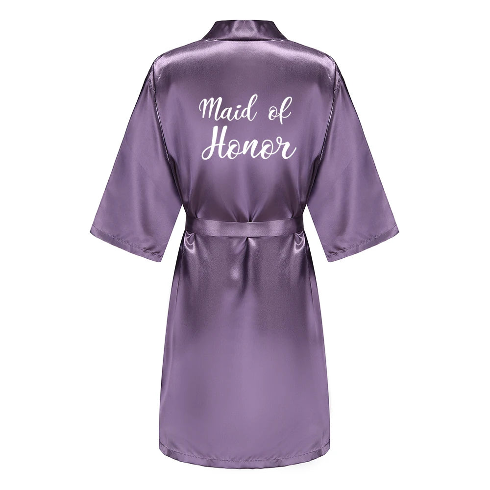 Mother Shower Gift Bridesmaid Wedding Short Robes