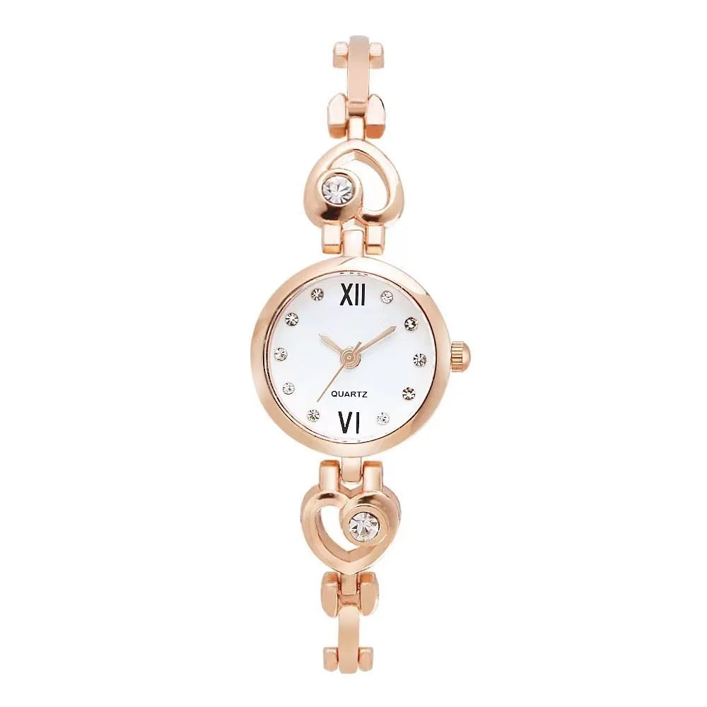 Fashion Women Heart Bracelet Watch