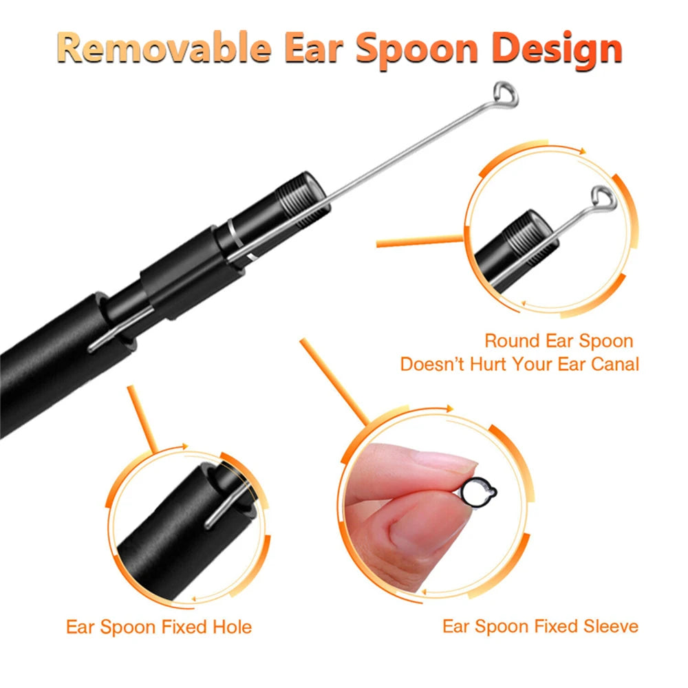 3-in-1 LED Ear Cleaning Endoscope