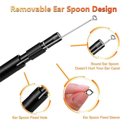 3-in-1 LED Ear Cleaning Endoscope 1 / 2m