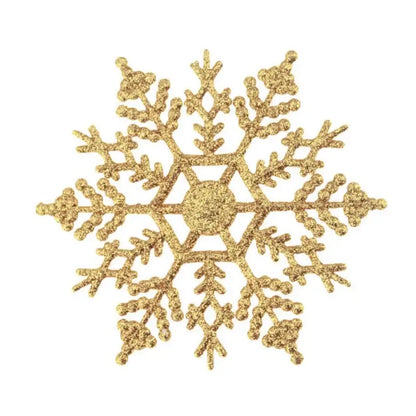 Pack Multi-Color Fake Snowflakes White 12pcs / United States