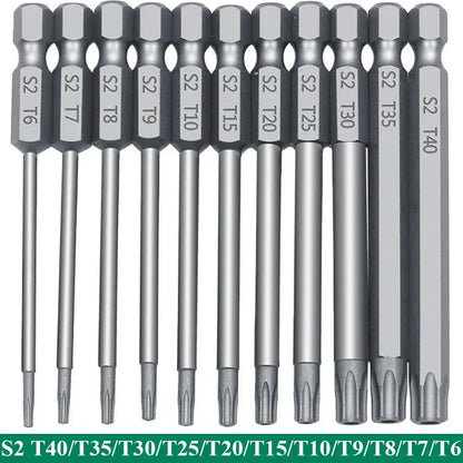 Magnetic Security Screwdriver Tool Set 50mm 12pcs Set