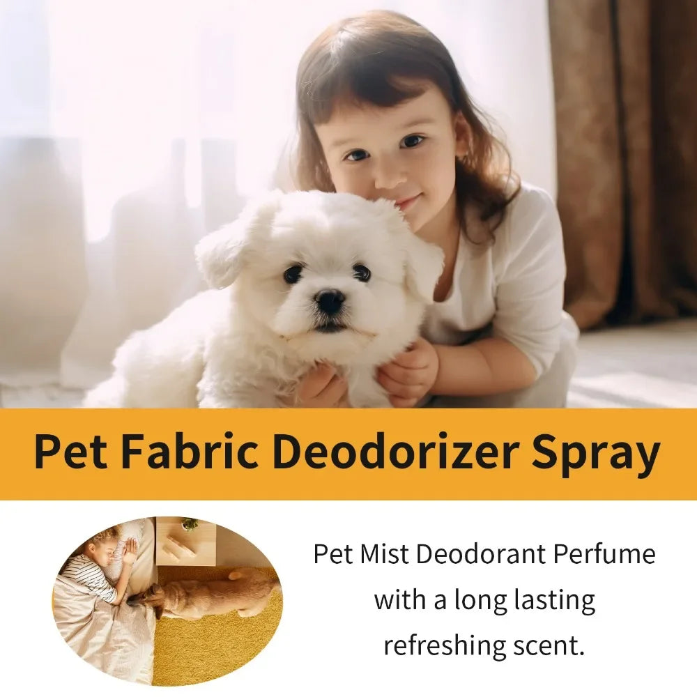 Pet Deodorant Spray cleans pet odors indoor air fresh and long-lasting deodorant