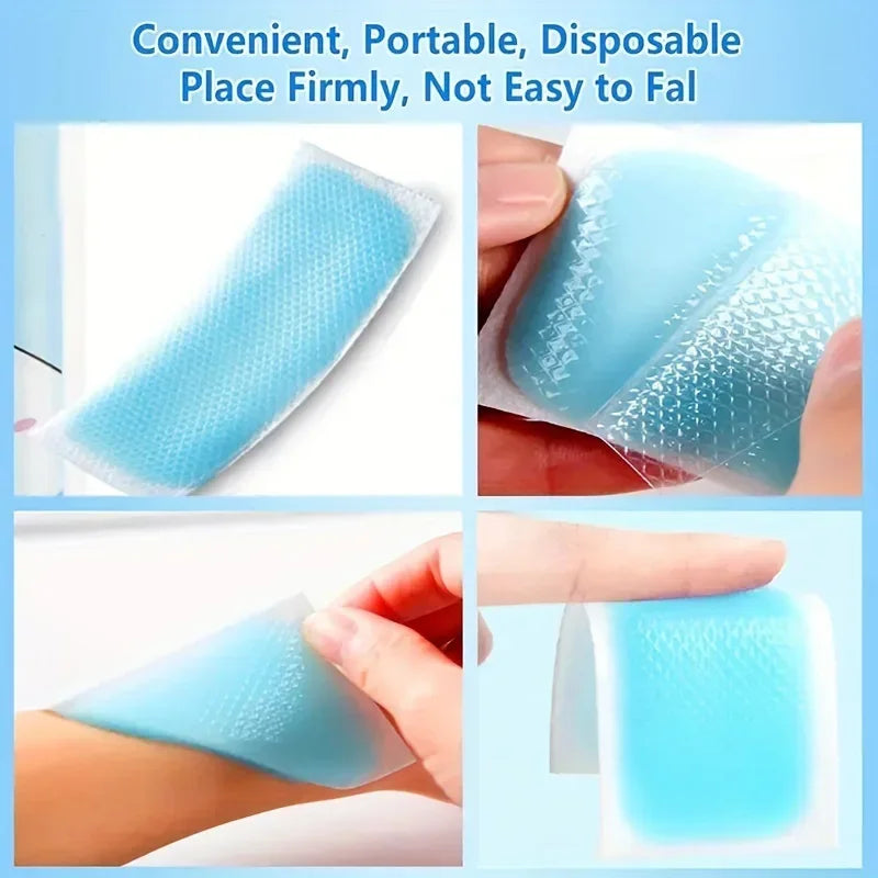 Ice Cool Patch Cold Compress for Heat Relief and Fever Prevention