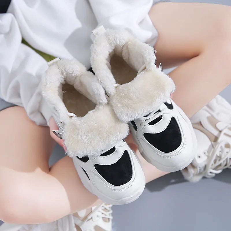 Causal Plush Shoes Cotton