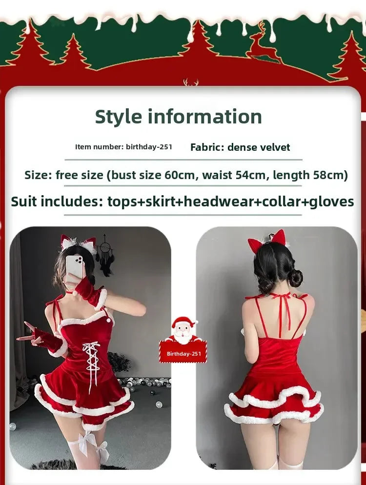 Christmas Rabbit Girl Cosplay Costume