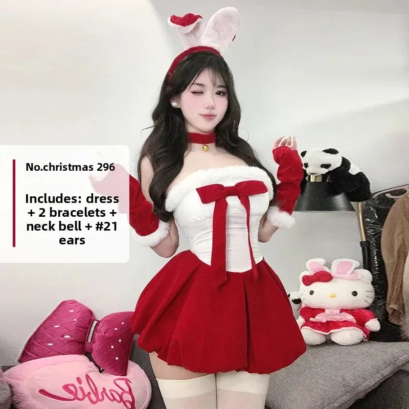 Christmas Rabbit Girl Cosplay Costume