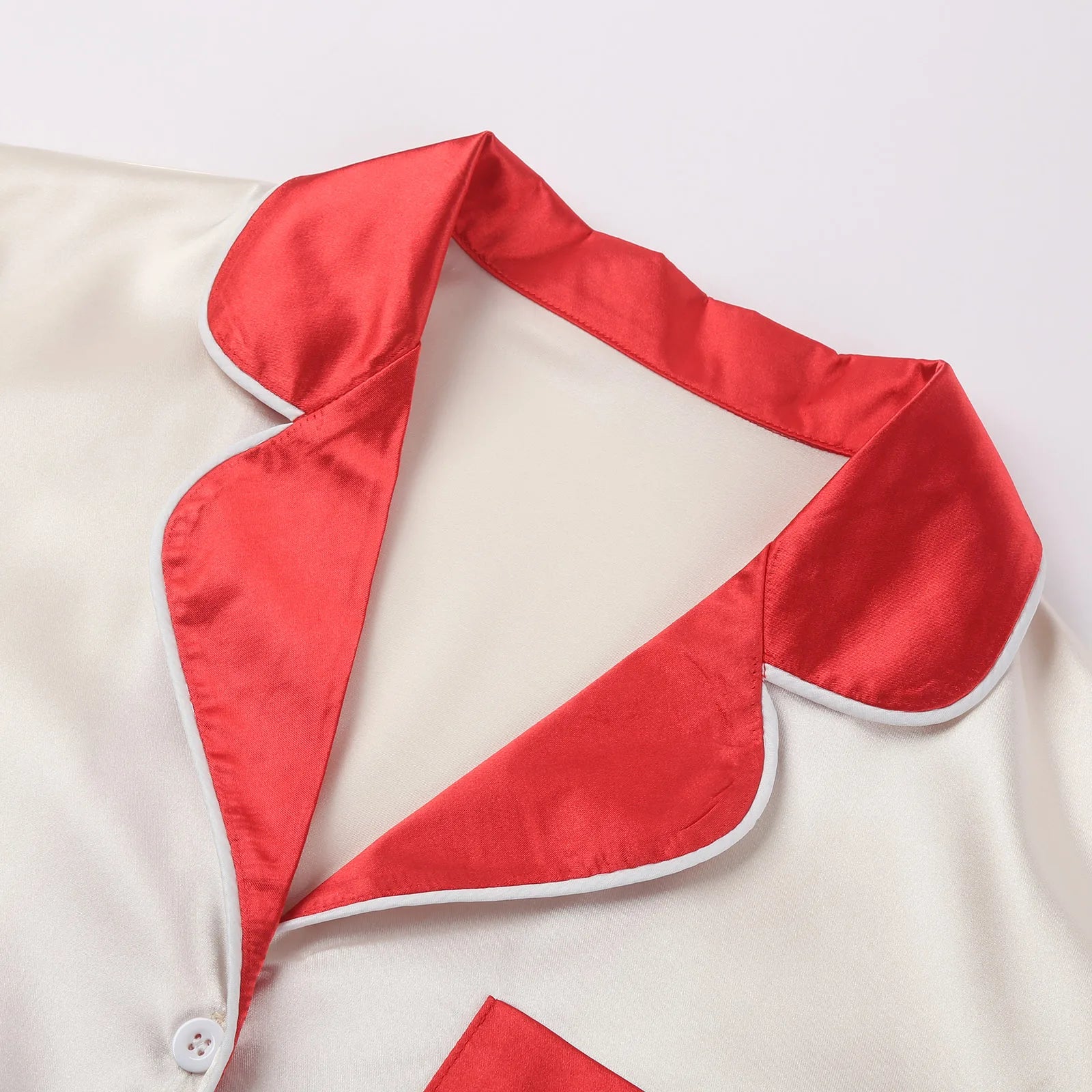 Silk Satin Christmas Family Pajamas Matching Sets