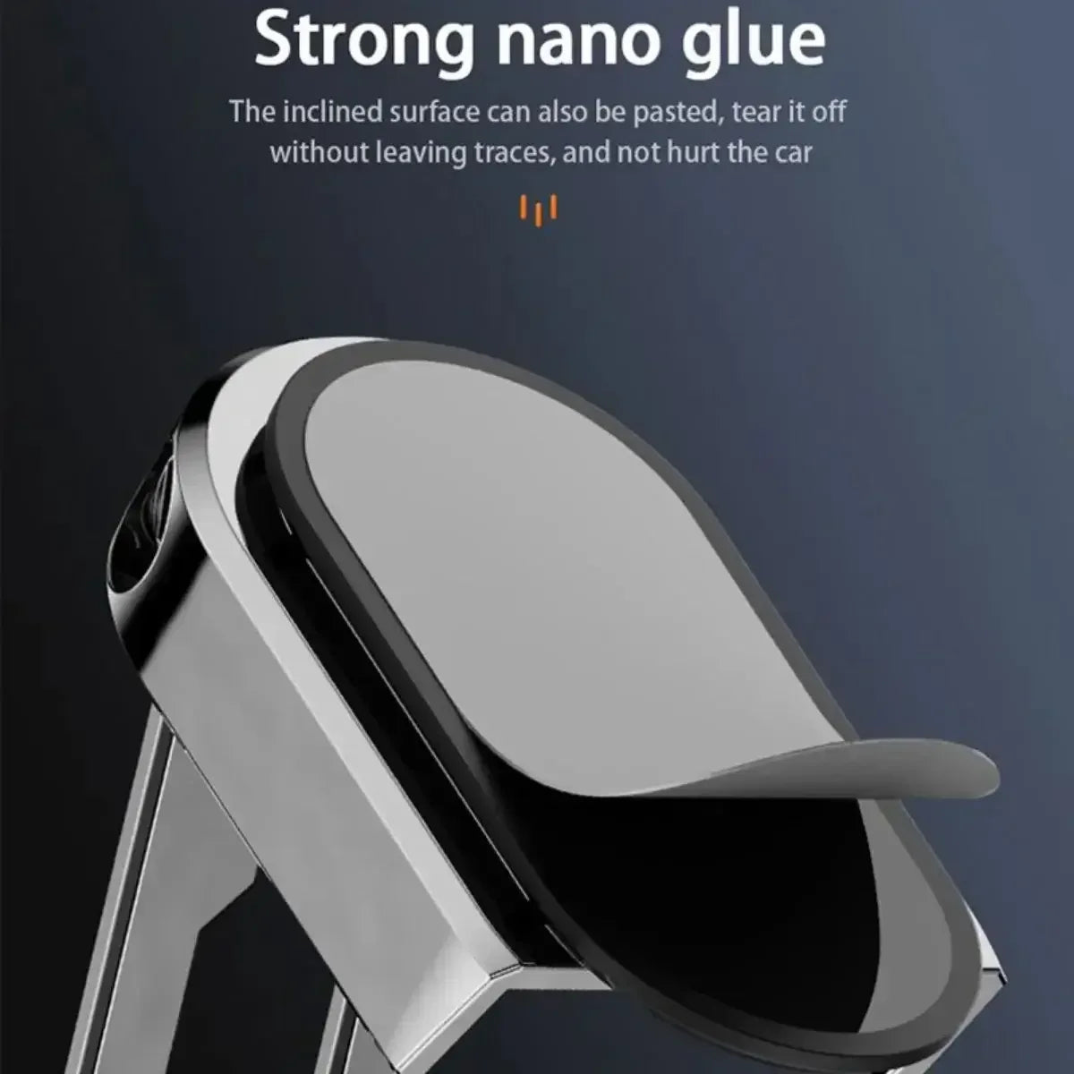 Magnetic Car Phone Mount – 360° Rotating Smartphone Holder black