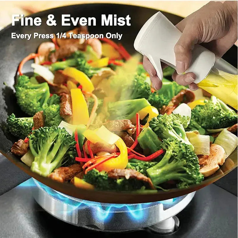 Oil Spray Bottle for Cooking 200ml white