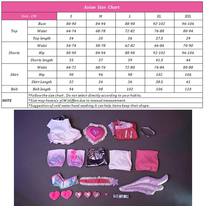 Lovestruck Lux Cosplay Costume – LOL Valentine’s Day Skin Full Set