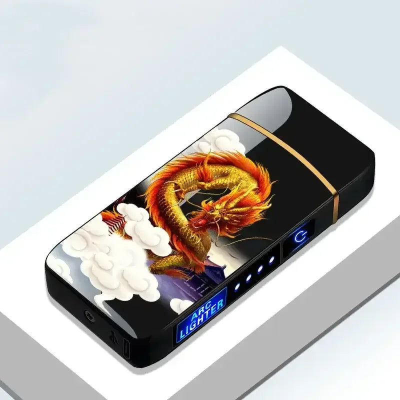 Windproof Metal Lighter A6-Black-6