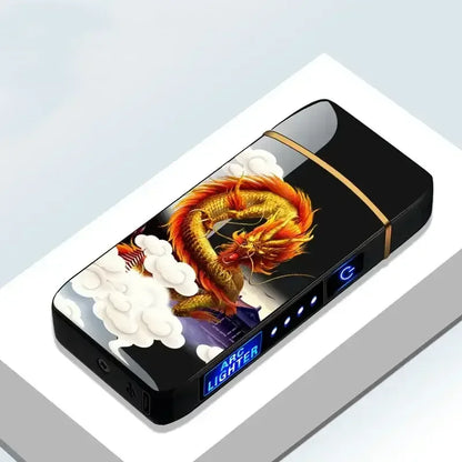 Windproof Metal Lighter A6-Black-6