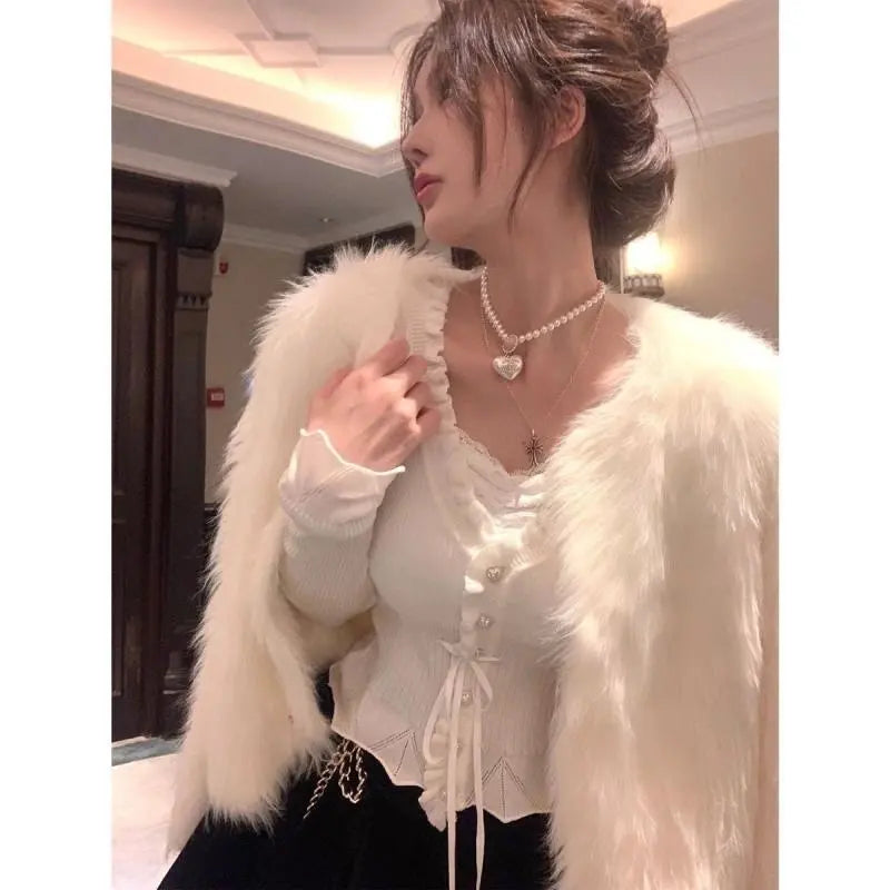 Women Korean Fashion Hotsweet Skinny Cardigan