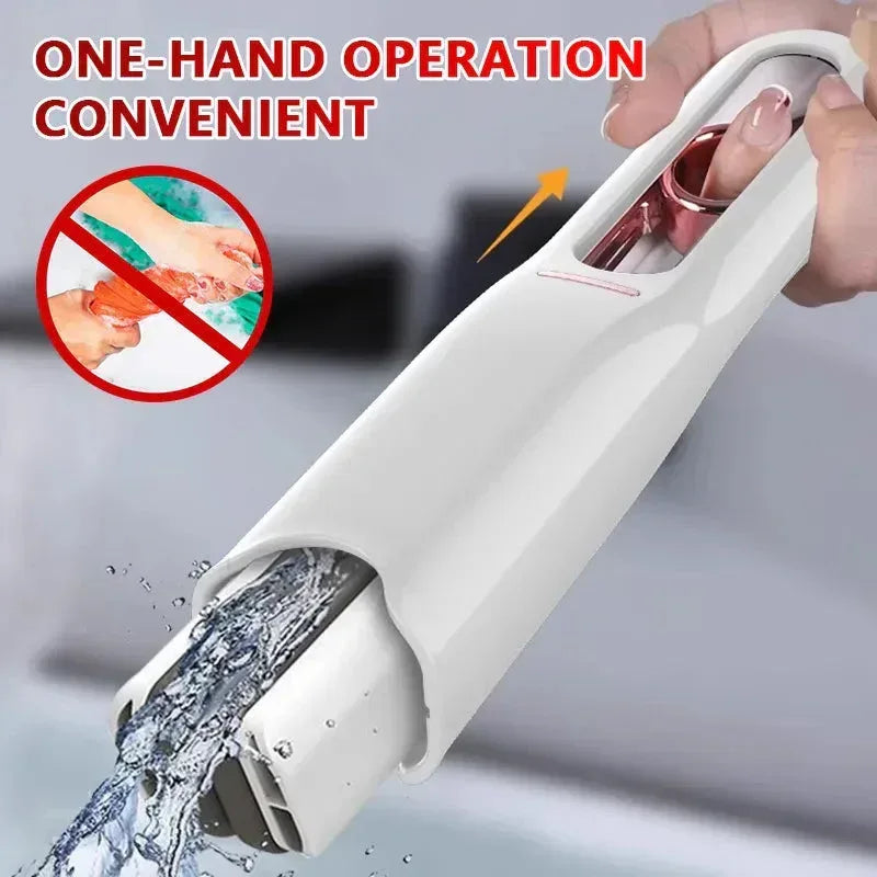 Folding Mini Mop with Self-squeezing 1 Handle 1 Head