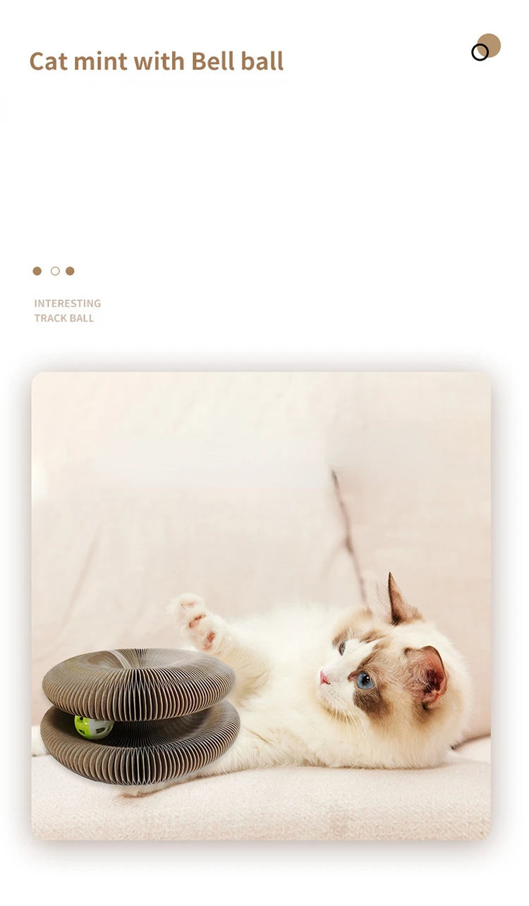 Accordion Cat Scratching Retractable Board