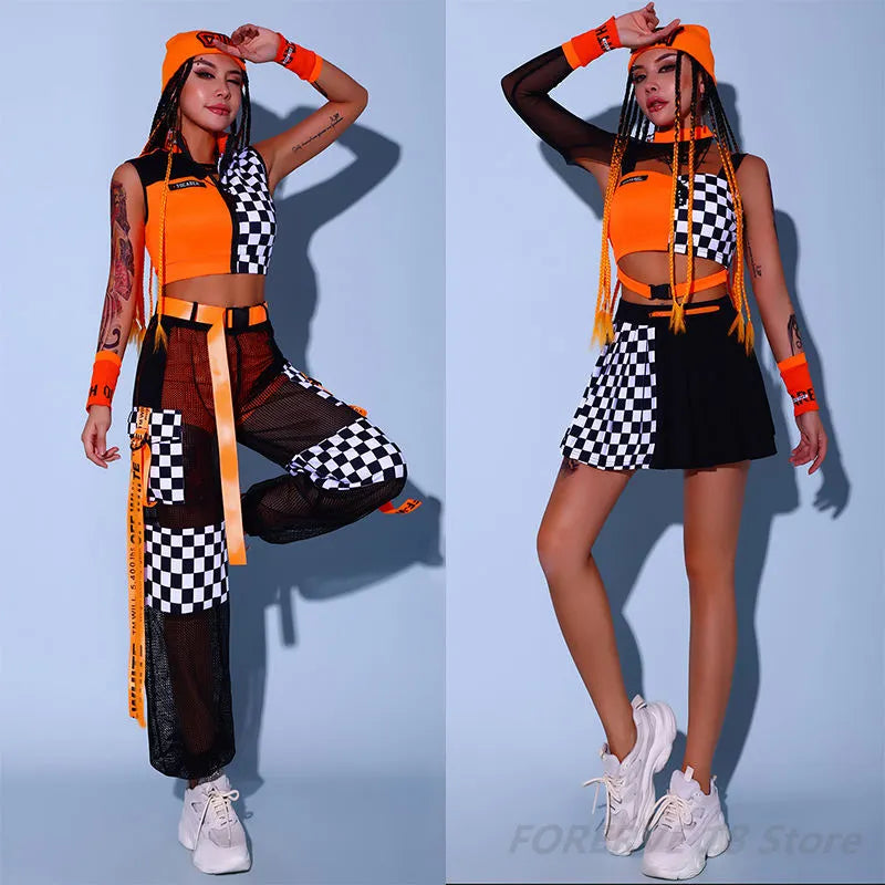 Women Hip-Hop Suit Group Performance Clothing