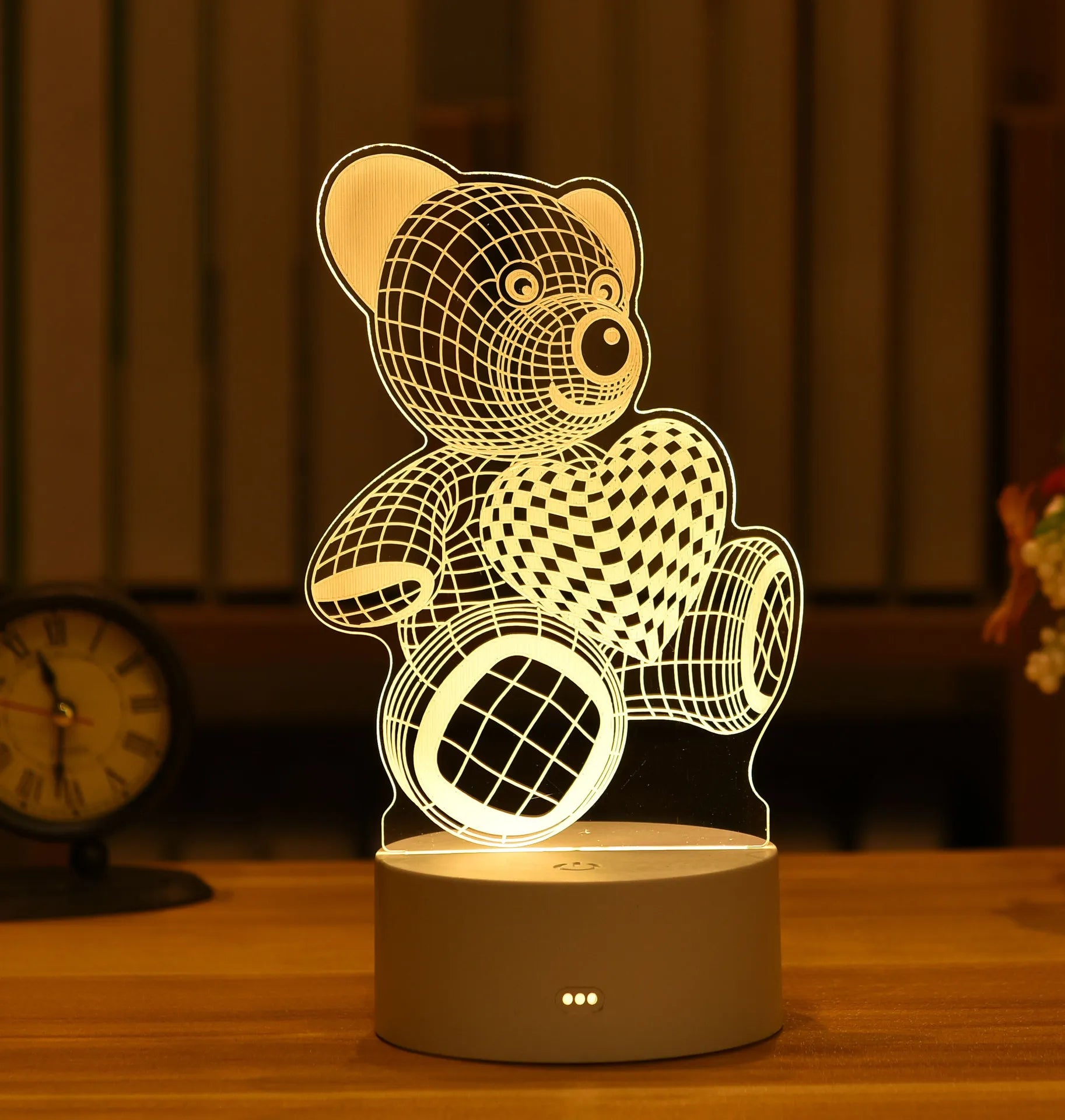 Romantic Love 3D Acrylic Led Lamp