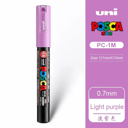 1 UNI Ball POSCA PC-1M Marker Pen POP Poster Light purple