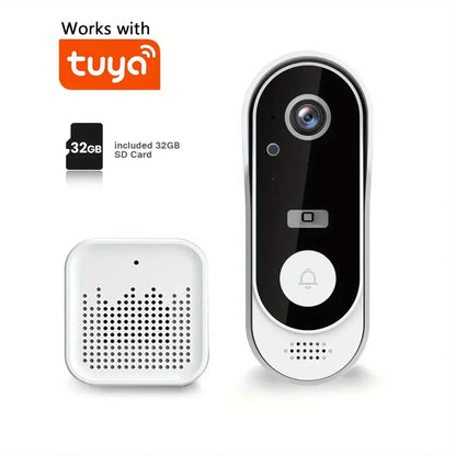 Wireless HD Doorbell Camera 32G CARD / United States