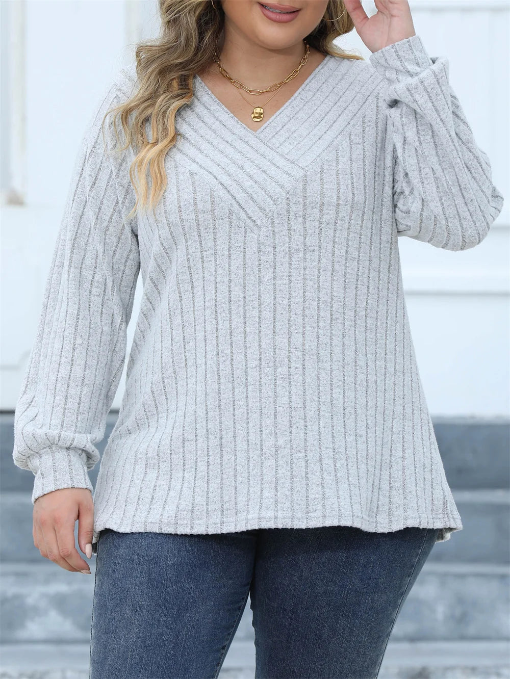 Plus Size Long Sleeve T Shirts for Women