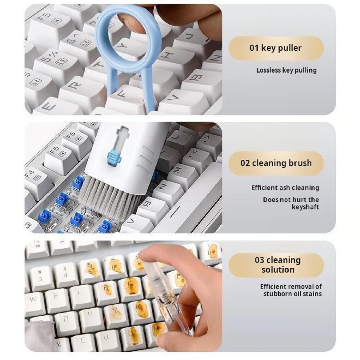 7-in-1 Keyboard Cleaning Brush Set