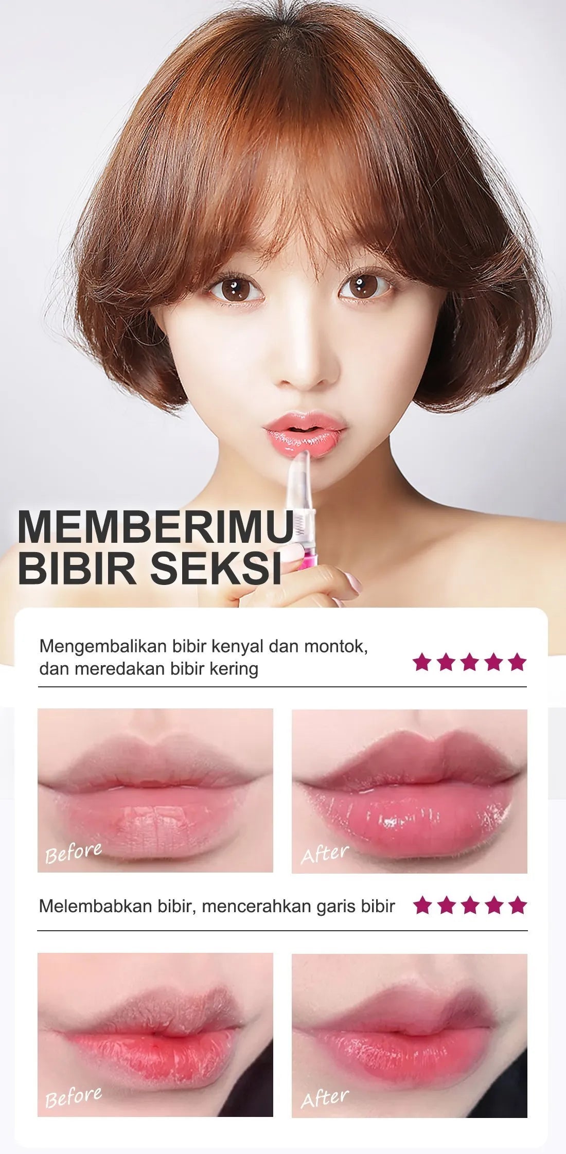 Cherry Blossom Lip Serum Mask