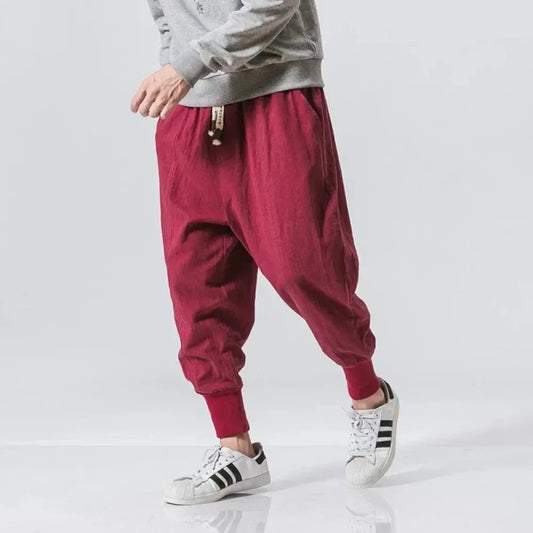 Elastic Men Streetwear Joggers 46Navy / US S