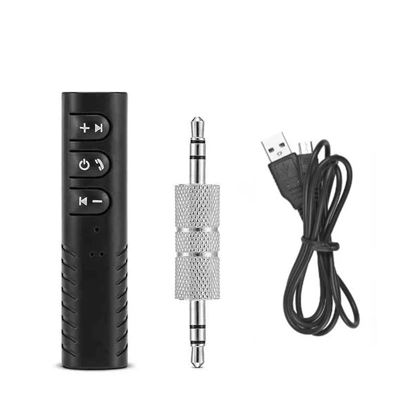 Bluetooth handsfree FM receiver for in-car audio.