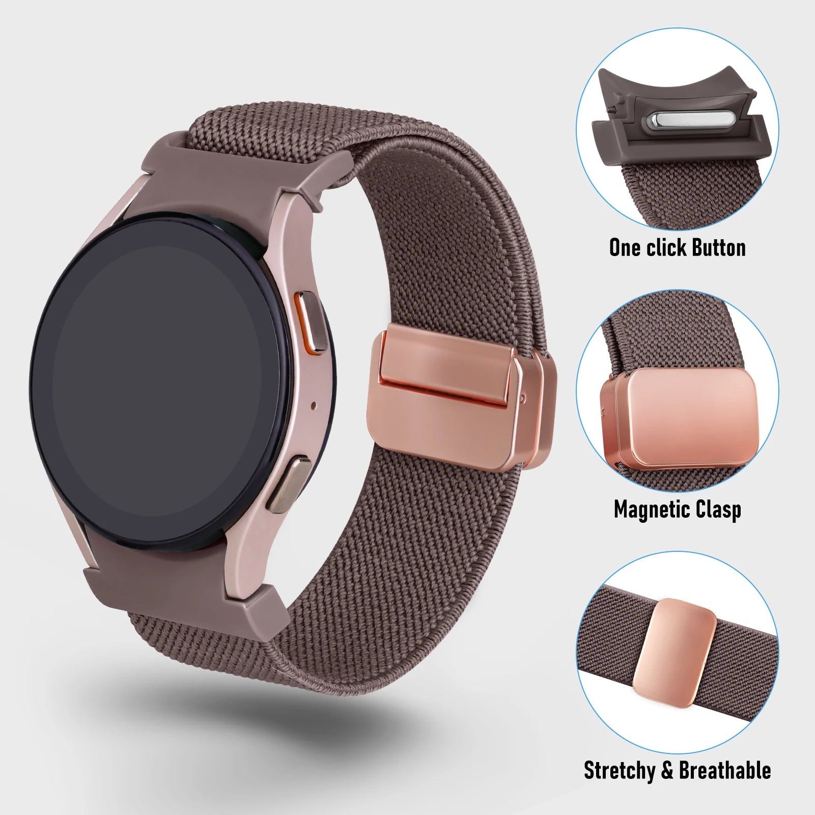 No Gaps Nylon Band For Samsung Galaxy Watch