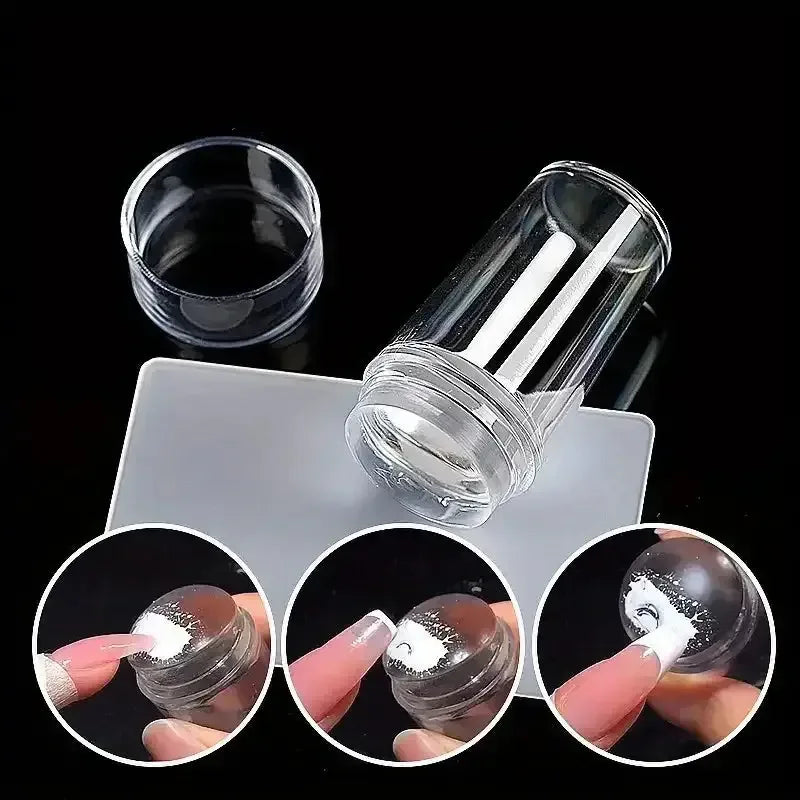 Silicone Transparent Nail Art E