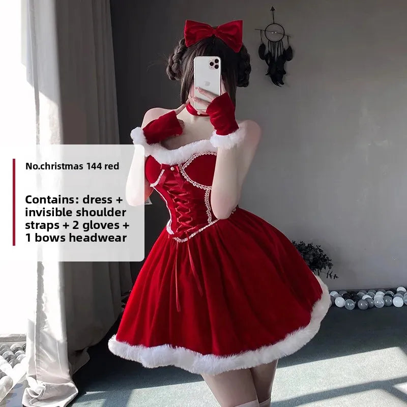Christmas Rabbit Girl Cosplay Costume
