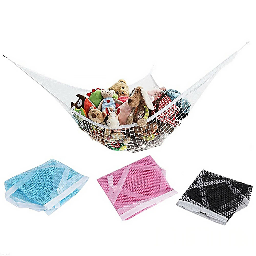 Large Toy Hammock Mesh Kids Bedroom Storage