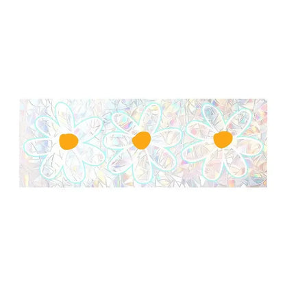 3D Static Cling Flower Glass Sticker (Opaque Window Film) B1 42X15CM / United States