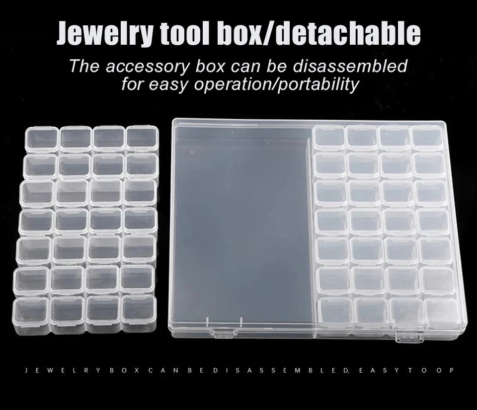 Detachable Grids Plastic Storage Box