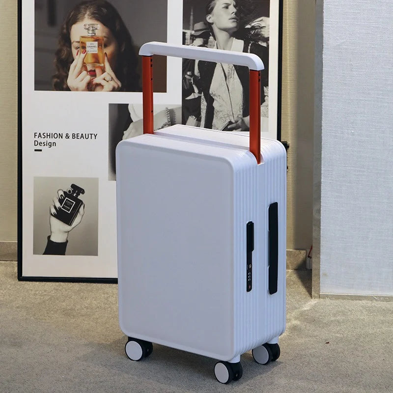 Fashion Width Draw-Bar Luggage Universal Wheel