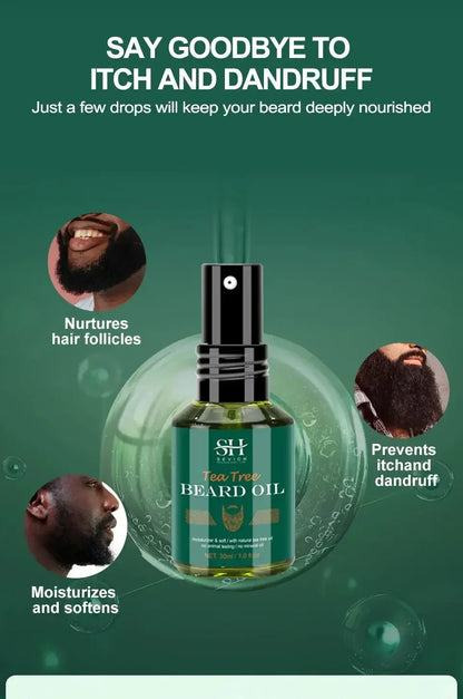 Beard Growth Kit For Men Nourishing Moisturizing Moustache Conditioner 100ml / United States