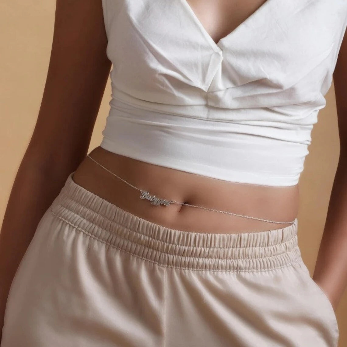 Personalized Name Belly Chain